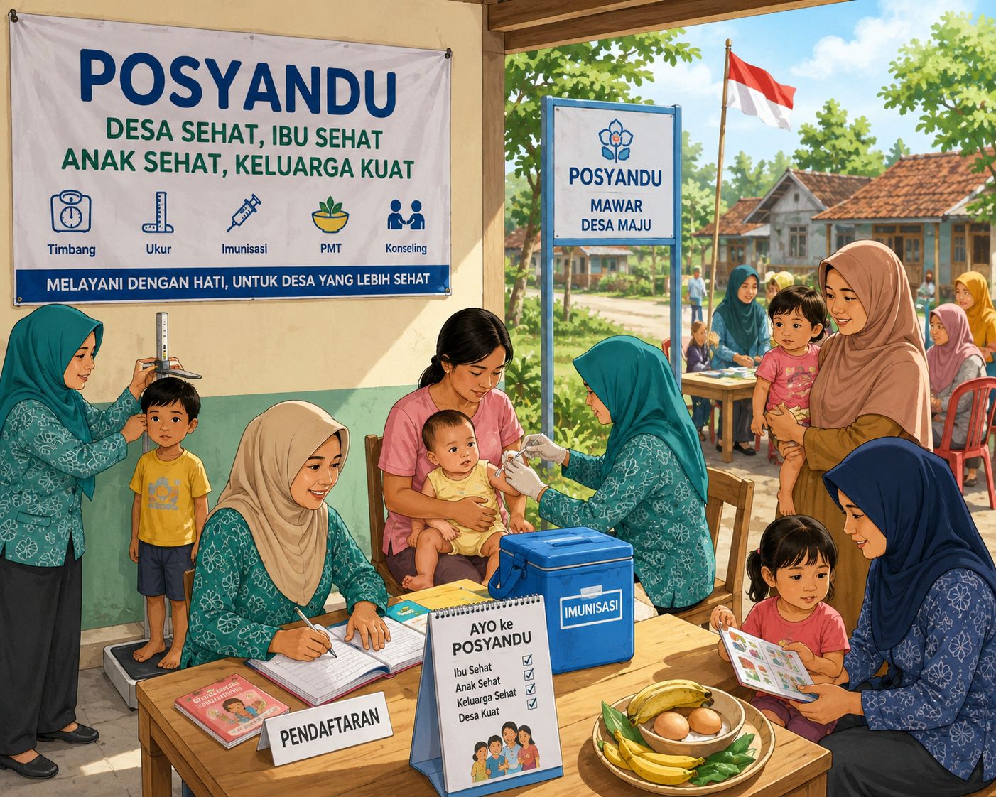 Posyandu Balita: Pemeriksaan Rutin Bulan Ini